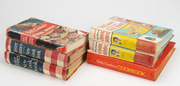 VINTAGE CLASSIC COOK BOOKS, LOT OF SIX