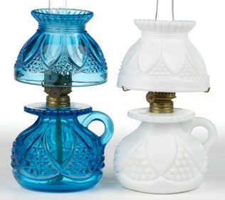 IMPERIAL NO. 9 / BUNDLING MINIATURE FINGER LAMPS, LOT OF TWO