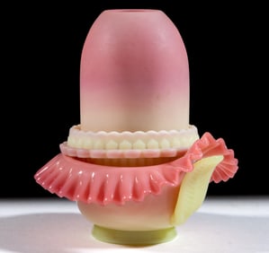 THOMAS WEBB BURMESE FAIRY LAMP MENU HOLDER