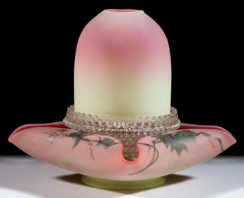 THOMAS WEBB BURMESE  FAIRY LAMP