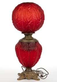 PITTSBURGH BEADED DRAPE PARLOR / GONE WITH THE WIND LAMP