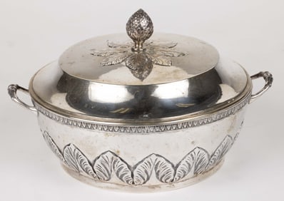CONTINENTAL 0.750 SILVER COVERED SERVING DISH