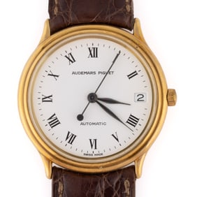 VINTAGE AUDEMARS PIGUET CLASSIQUE 18K YELLOW GOLD-CASED UNISEX WRIST WATCH
