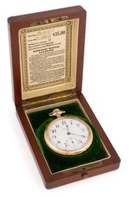 E. HOWARD 17-JEWEL MODEL 1905 POCKET WATCH WITH ORIGINAL BOX