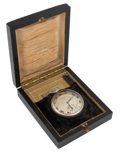 Pair Reliance Croton Pocket Watches, Original Boxes