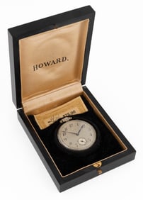 E. HOWARD 17-JEWEL MODEL 1921 POCKET WATCH WITH ORIGINAL BOX