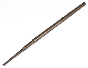 CHINESE BRONZE PISTON-STYLE FIRE EXTINGUISHER