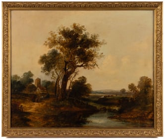 BRITISH SCHOOL (19TH CENTURY) LANDSCAPE PAINTING