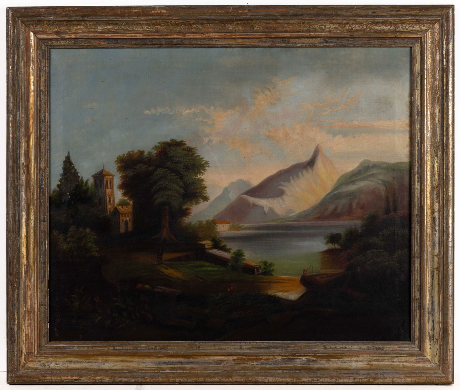 BRITISH OR AMERICAN SCHOOL (19TH CENTURY) LANDSCAPE PAINTING (1 of 3)