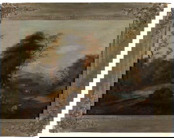 BRITISH OR AMERICAN SCHOOL (19TH CENTURY) LANDSCAPE PAINTING