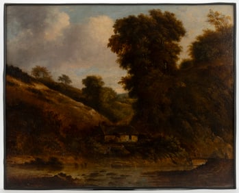 BRITISH OR AMERICAN SCHOOL (19TH CENTURY) LANDSCAPE PAINTING