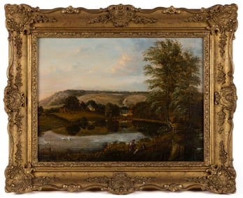BRITISH OR CONTINENTAL SCHOOL (19TH CENTURY) LANDSCAPE PAINTING