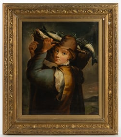 ITALIAN SCHOOL (19TH CENTURY) PORTRAIT OF A YOUNG FISHER