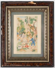 GEORG POPPE (GERMAN, 1883-1963) GENRE DRAWING