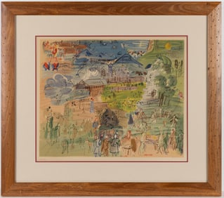RAOUL DUFY (FRENCH, 1877-1953) LA FEE ELECTRICITE LITHOGRAPH