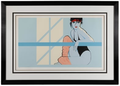 MAHER MORCOS (AMERICAN, B. 1946) DANCING BREAK SILKSCREEN PRINT