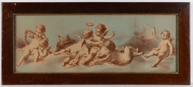 AMERICAN OR EUROPEAN OVERSIZED CHERUB PRINT