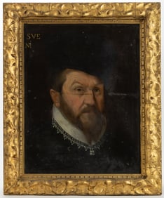 CONTINENTAL SCHOOL (19TH CENTURY) OLD MASTER-STYLE PORTRAIT OF A GENTLEMAN