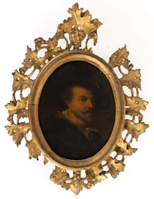 CONTINENTAL SCHOOL (19TH CENTURY) OLD MASTER-STYLE PORTRAIT
