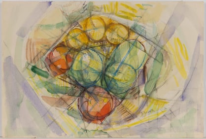 PIERRE FRANCIS DAURA (ROCKBRIDGE CO., VIRGINIA, 1896-1976) EXPRESSIONIST STILL-LIFE PAINTING