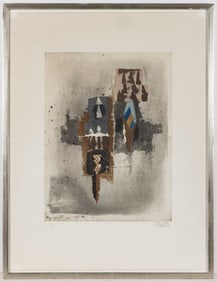 JOHNNY FRIEDLAENDER (GERMAN-FRENCH, 1912-1992) ABSTRACT PRINT