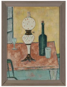 AMERICAN OR EUROPEAN SCHOOL (20TH CENTURY) POST-IMPRESSIONIST STILL LIFE PAINTING