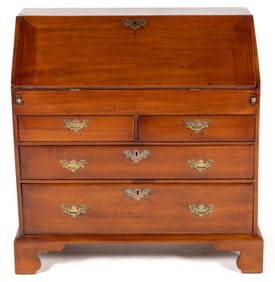BRITISH REGIONAL / ENGLISH MAHOGANY FALL-FRONT DESK