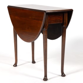 BRITISH QUEEN ANNE MAHOGANY BREAKFAST TABLE