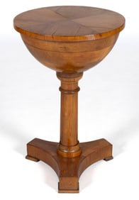 CONTINENTAL BIEDERMEIER FRUITWOOD GUERIDON TABLE
