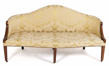 AMERICAN LATE FEDERAL MAHOGANY SOFA