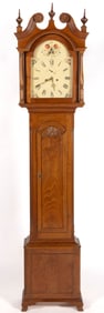 MACK HEADLEY, SR. (1927-2005) WINCHESTER, SHENANDOAH VALLEY OF VIRGINIA BENCH-MADE CHERRY TALL CASE