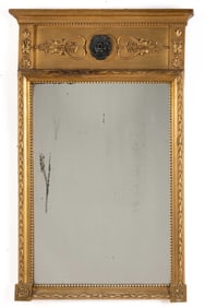 ENGLISH OR AMERICAN NEOCLASSICAL GILT MIRROR