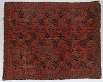 SEMI-ANTIQUE AFGHAN PERSIAN ROOM-SIZE CARPET