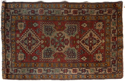 SEMI-ANTIQUE PERSIAN SCATTER RUG