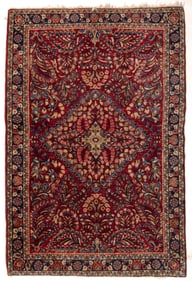 SEMI-ANTIQUE PERSIAN SCATTER RUG