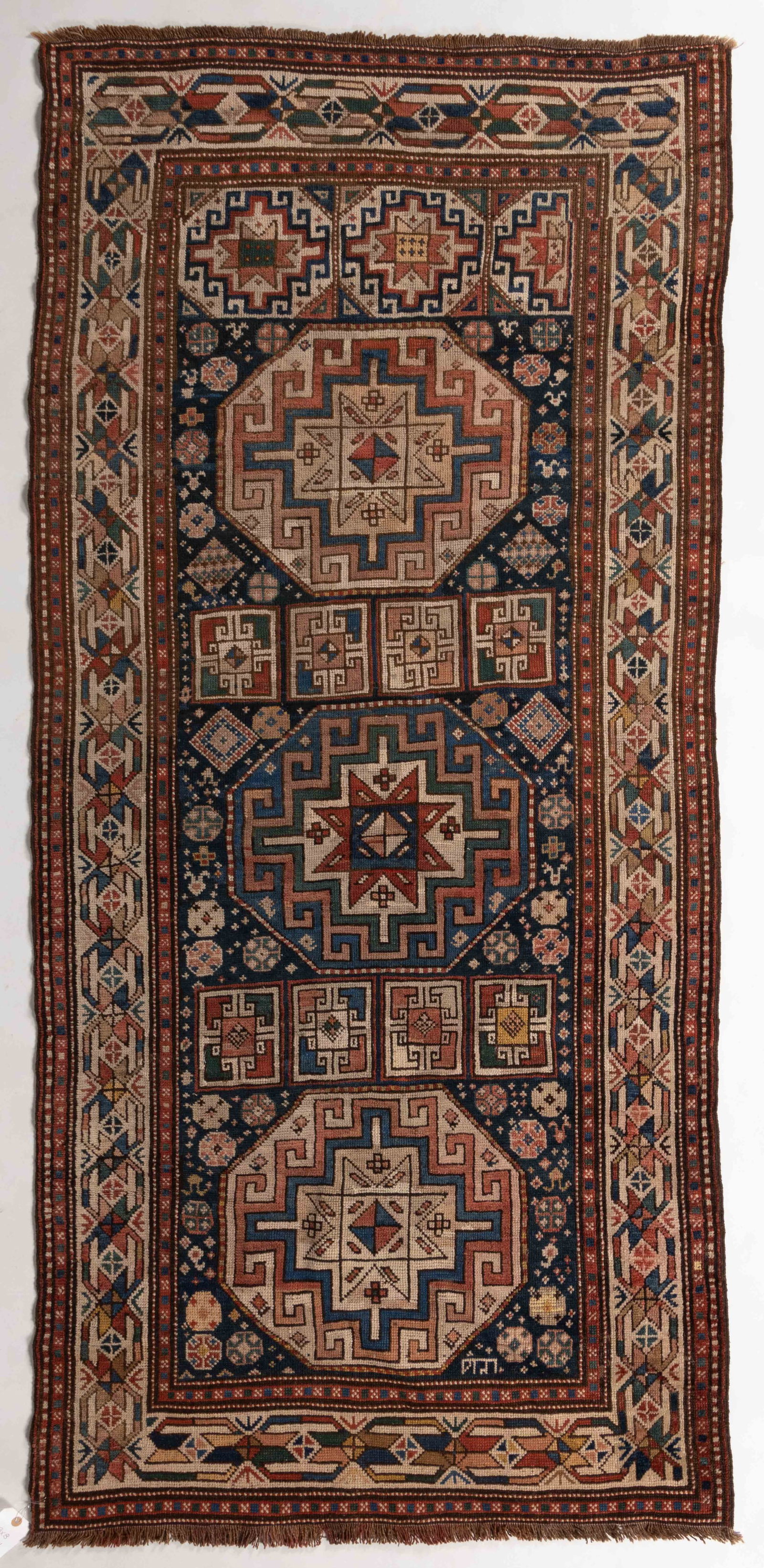 SEMI-ANTIQUE CAUCASIAN MOGHAN RUNNER RUG (1 of 5)