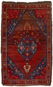SEMI-ANTIQUE PERSIAN/TURKISH SCATTER RUG