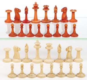 ANTIQUE EUROPEAN CHESS SET