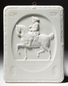 GERMAN KPM PORCELAIN JUBILEE PLAQUE