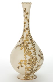 AMERICAN GREENWOOD POTTERY COMPANY IVORY PORCELAIN VASE