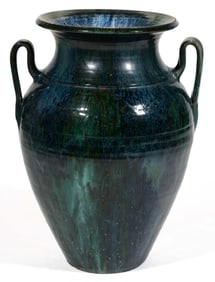 NORTH CAROLINA COLE FAMILY ATTRIBUTED ART POTTERY PORCH JAR / VASE