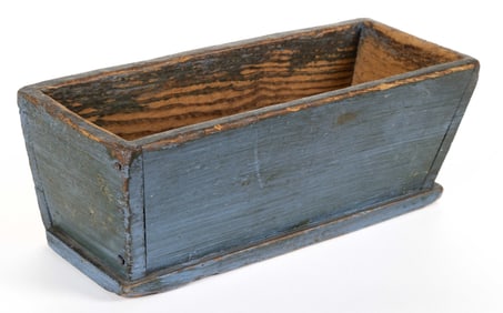 SHENANDOAH VALLEY OF VIRGINIA PAINTED YELLOW PINE CUTLERY / KNIFE BOX