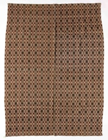 SHENANDOAH VALLEY OF VIRGINIA OVERSHOT COVERLET