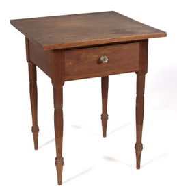 AUGUSTA CO., SHENANDOAH VALLEY OF VIRGINIA WALNUT STAND TABLE