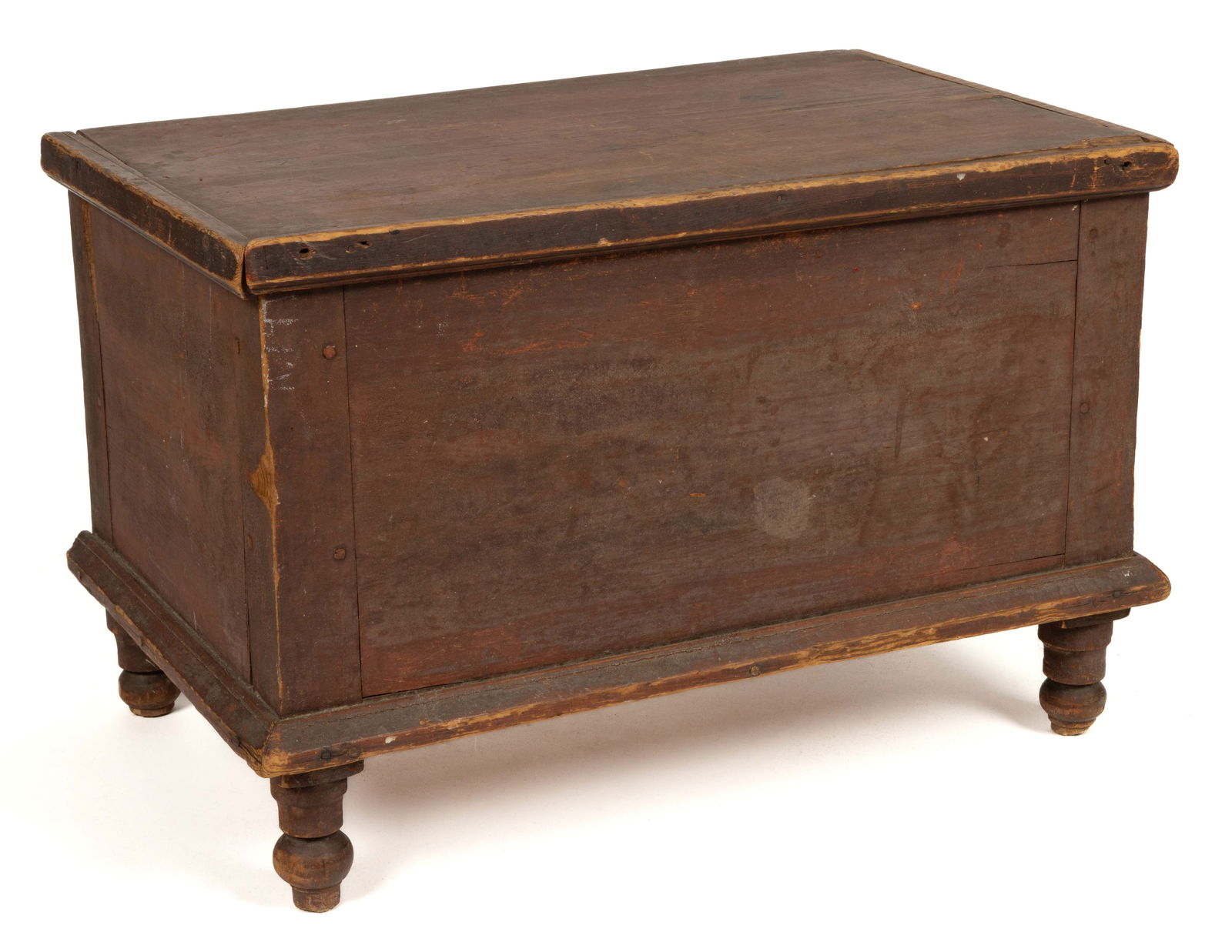 SHENANDOAH CO., SHENANDOAH VALLEY OF VIRGINIA PAINTED YELLOW PINE CHILD'S BLANKET CHEST (1 of 8)