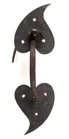 AMERICAN WROUGHT-IRON SUFFOLK-STYLE DOOR HARDWARE THUMB LATCH