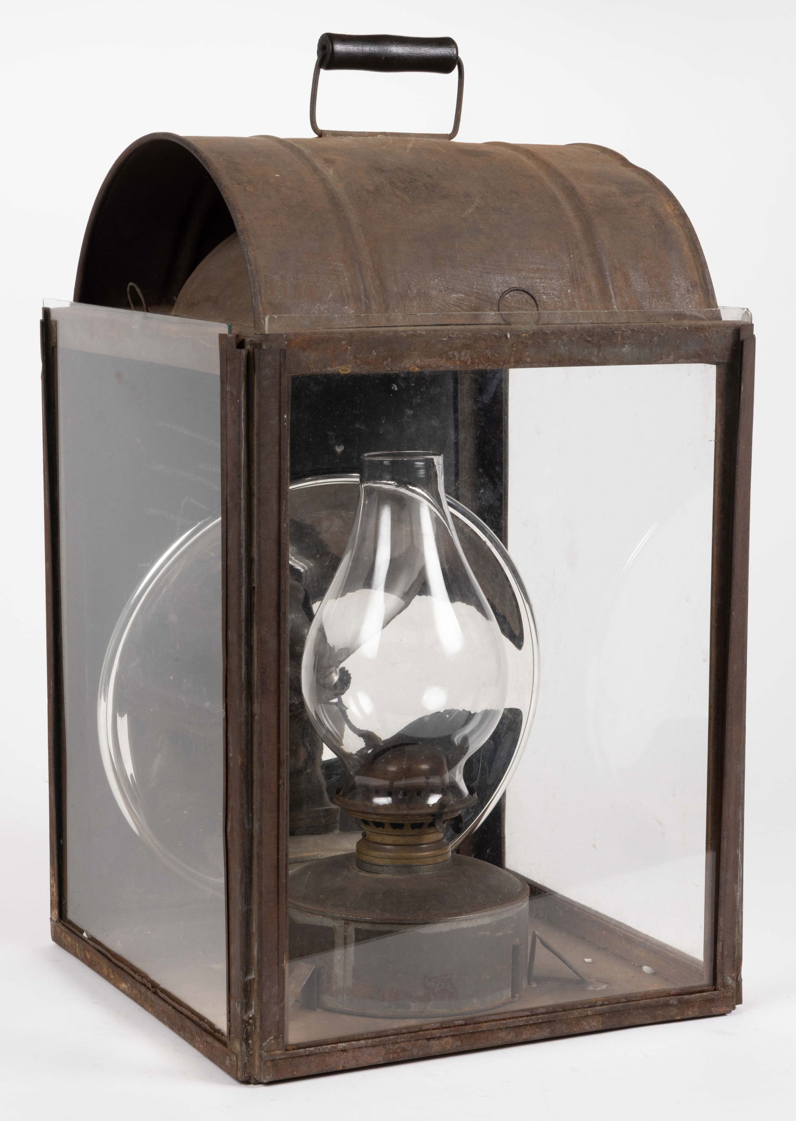 SHEET IRON STATION / SQUARE RAILROAD LANTERN (1 of 3)