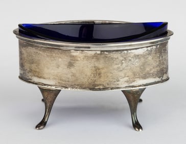 WILLIAM & GEORGE RICHARDSON, RICHMOND, VIRGINIA COIN SILVER OPEN SALT