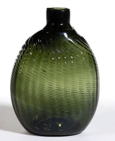 PATTERN-MOLDED HALF-POST PITKIN-TYPE FLASK