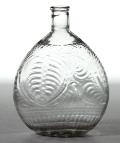 EUROPEAN BLOWN-MOLDED CHESTNUT-FORM FLASK